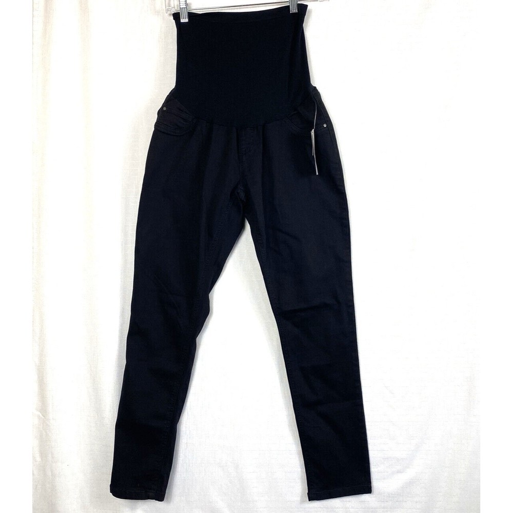 New - Indigo Blue Skinny Maternity Jeans XL Style 99404-01 Black Pregnancy Jeans